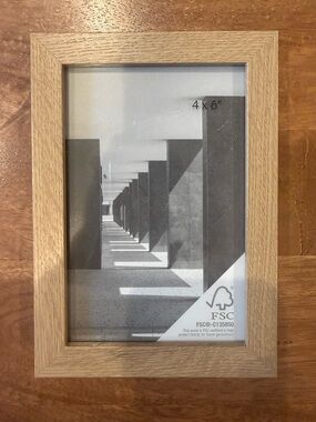 Room Essentials Natural Oak Tone Wood Picture Frame